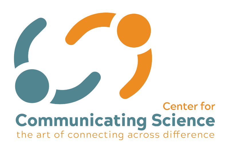 Center for Communicating Science - teal and orange logo