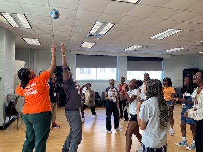 Black College Institute Workshops Participants Completing Exercise 