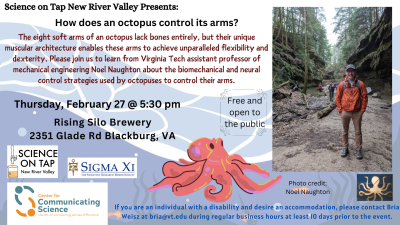 February 27, 2025 Science on Tap Flyer