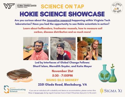 November Science on Tap Flyer