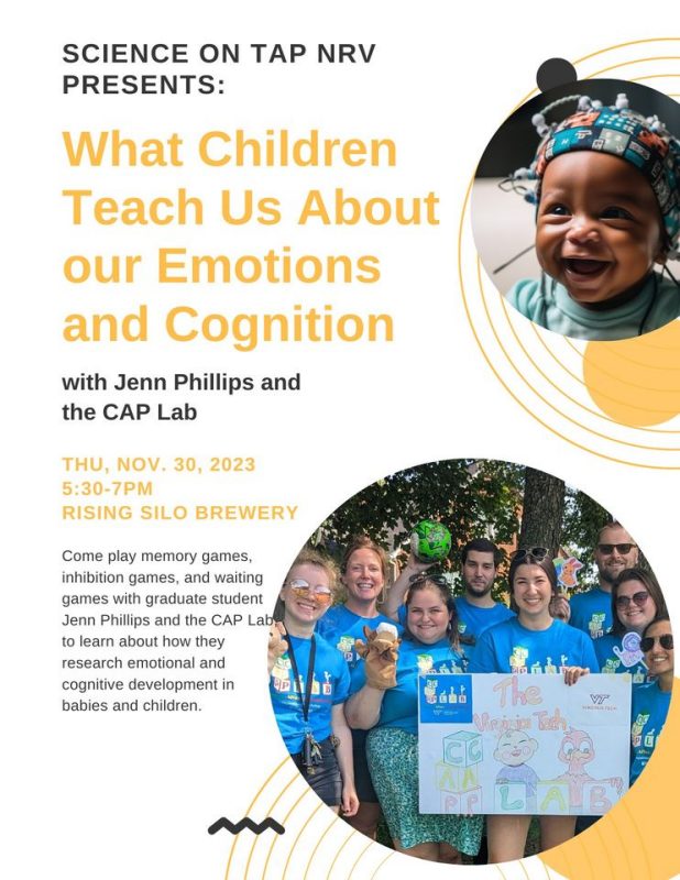 science on tap: what children teach us about emotions and cognition flyer