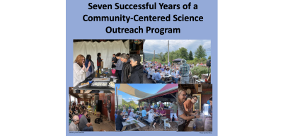 April 4: Seven Successful Years of a Community-Centered Science Outreach Program Flyer